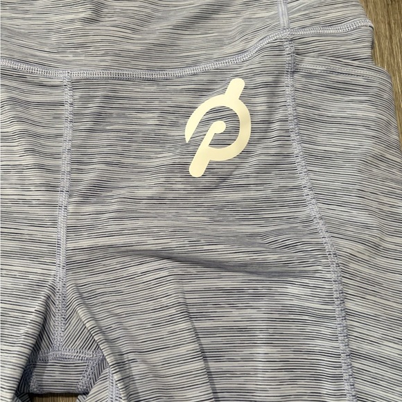 Peloton Striped Gray Leggings - Picture 2 of 5